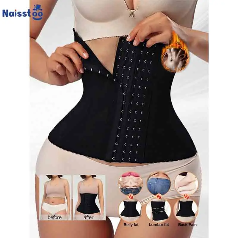 Fajas Post Bauch Taille Shaper Frauen Body Shaper Taille Trainer Gürtel Haken Feste Hohe Kompression Abnehmen Gürtel