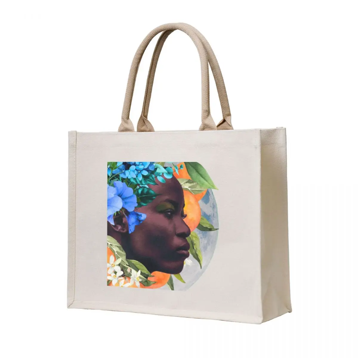 

Orange Moon Tote Bag Women's tote bag shopper bag women custom tote great
