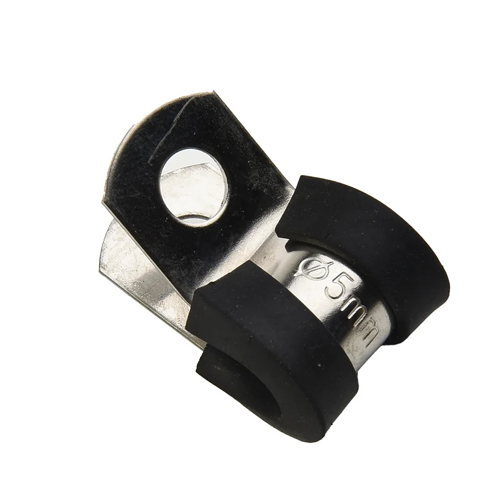 Зажимы-Зажимы-для-шлангов-Открытый-дом-Тип-p-Замена-деталей-Аксессуары-из-нержавеющей-стали-с-резиновой-подкладкой-Высокое-качество