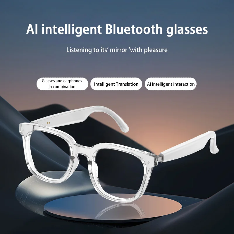 

HY1009 New AI Smart Translation Glasses Wireless 6.0 Stereo Bluetooth Headset Riding Foldable Sunglasses Touch Sunglasses 2025