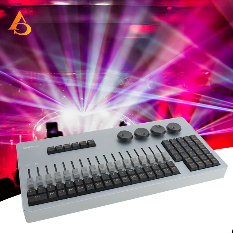 

MINI PLUS MA Console Command + Fader wing Combination DMX512 DJ Stage Effect Lighting For DJ Disco Party Moving Head