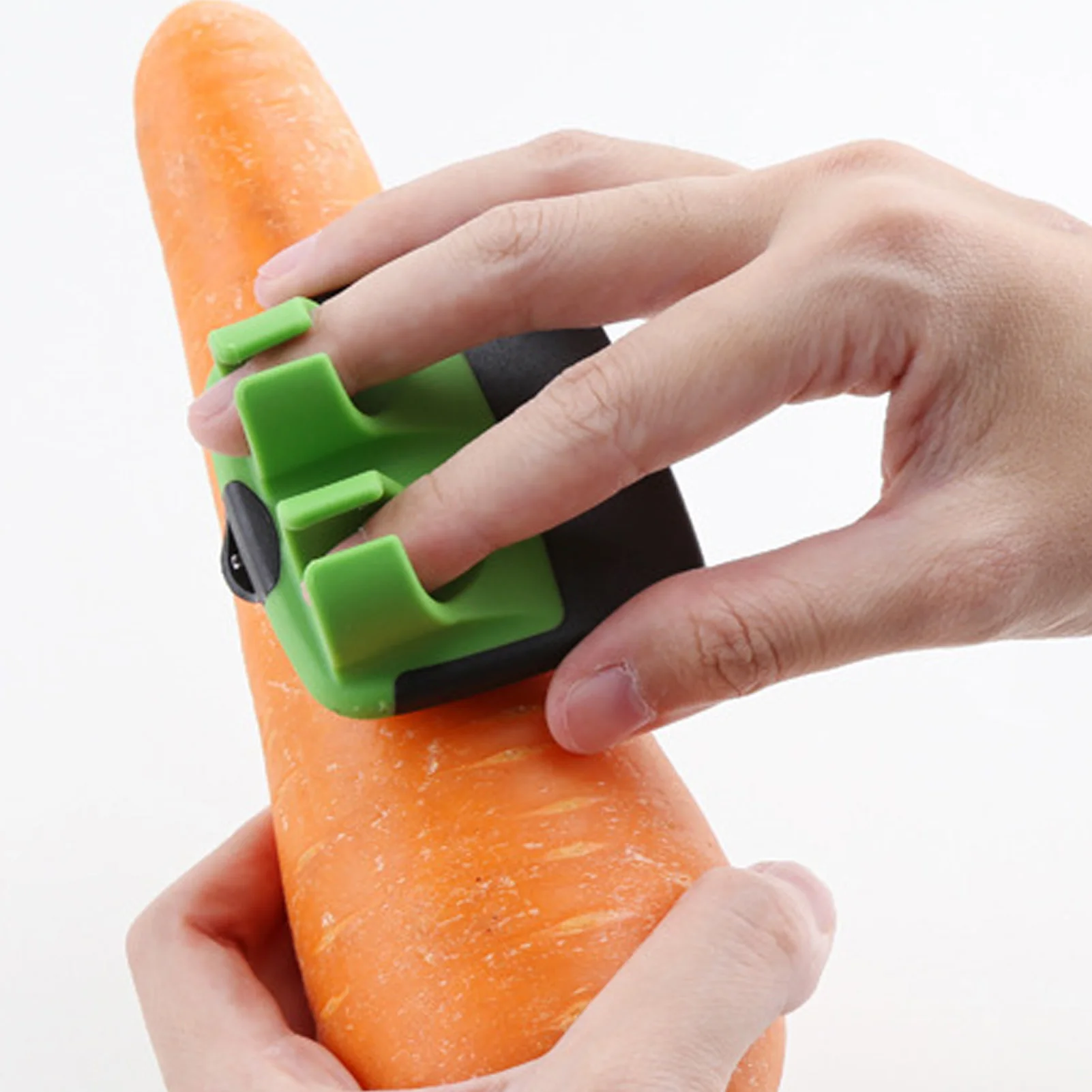 Vegetable Peeler Multi Functional Finger Styling Stainless Steel with Ergonomic Handle for Home Kitchen Use