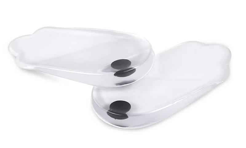 Magnetische orthopädische Silikon-Einlegesohlen für Schuhe, Männer und Frauen, Plantarfasziitis-Entlastung, O/X-Beine, Knie, Varus-Korrektur, Füße, Fersenpolster – Detail 18
