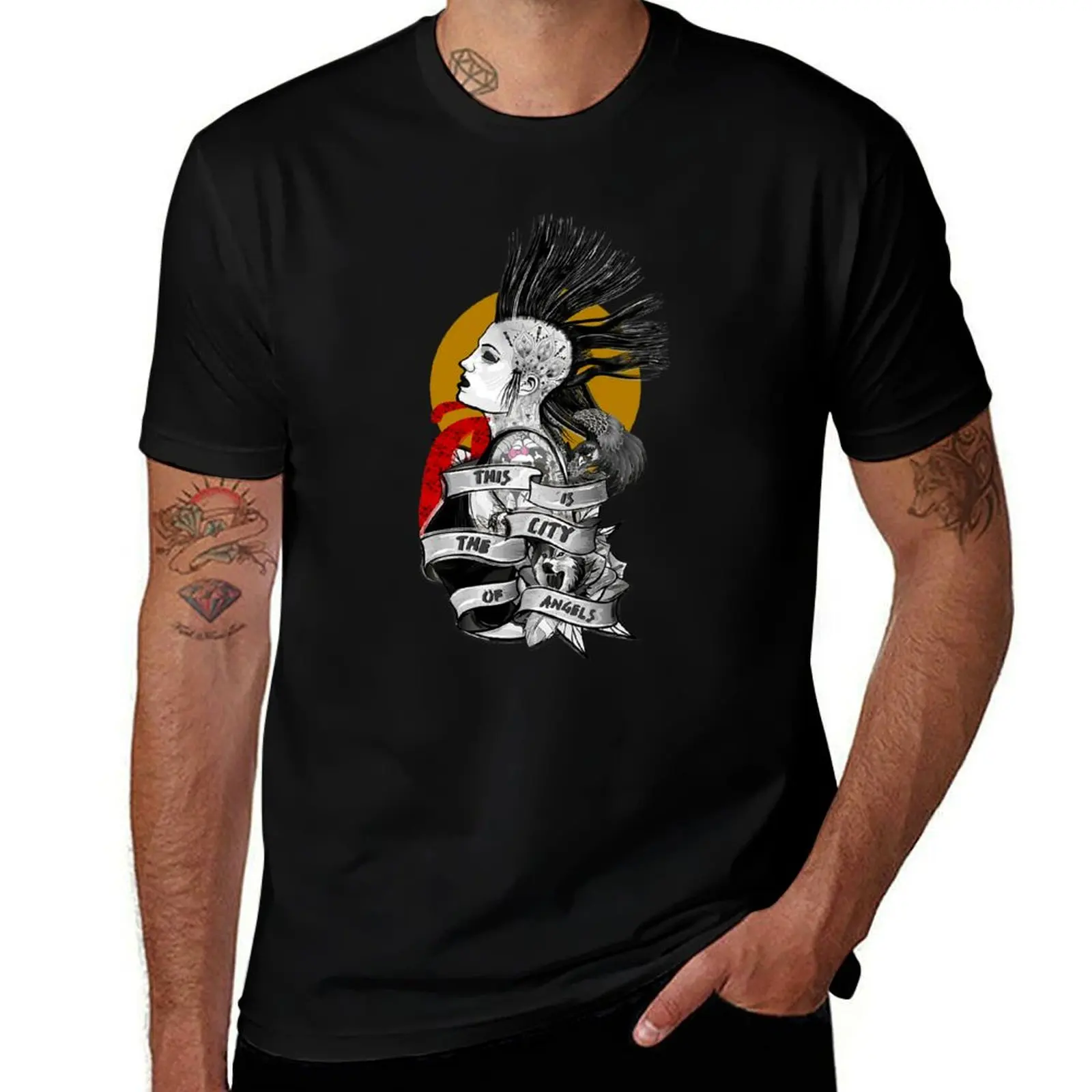 this is city the of angles T-Shirt Simple Graphic Design T-Shirt