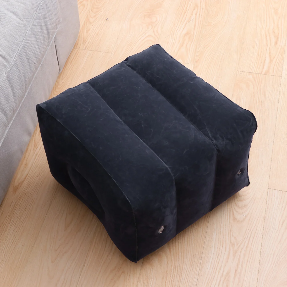 

Foot Rest Pillow Inflatable Stool Travel Flight Essentials Leg Footrest Sofa Pillows