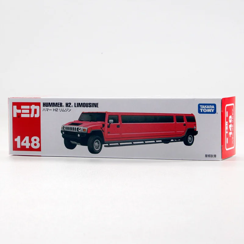 TAKARA TOMY Tomica Long No.148 Hummer H2 Limousine Diecast Alloy Toy Vehicle Diecast Metal Model Toy Gift for Children Boy