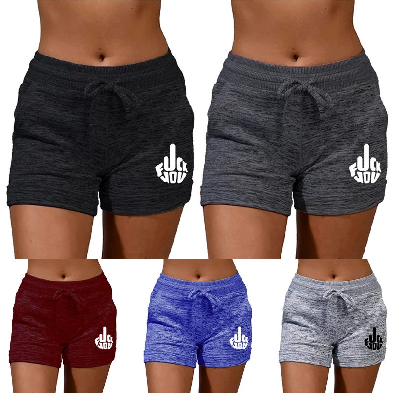 Women Summer Indoor Sports Pants Casual Slim Fit High Waisted Shorts Elastic Waist Short Pants Ladies Fashion Running Shorts