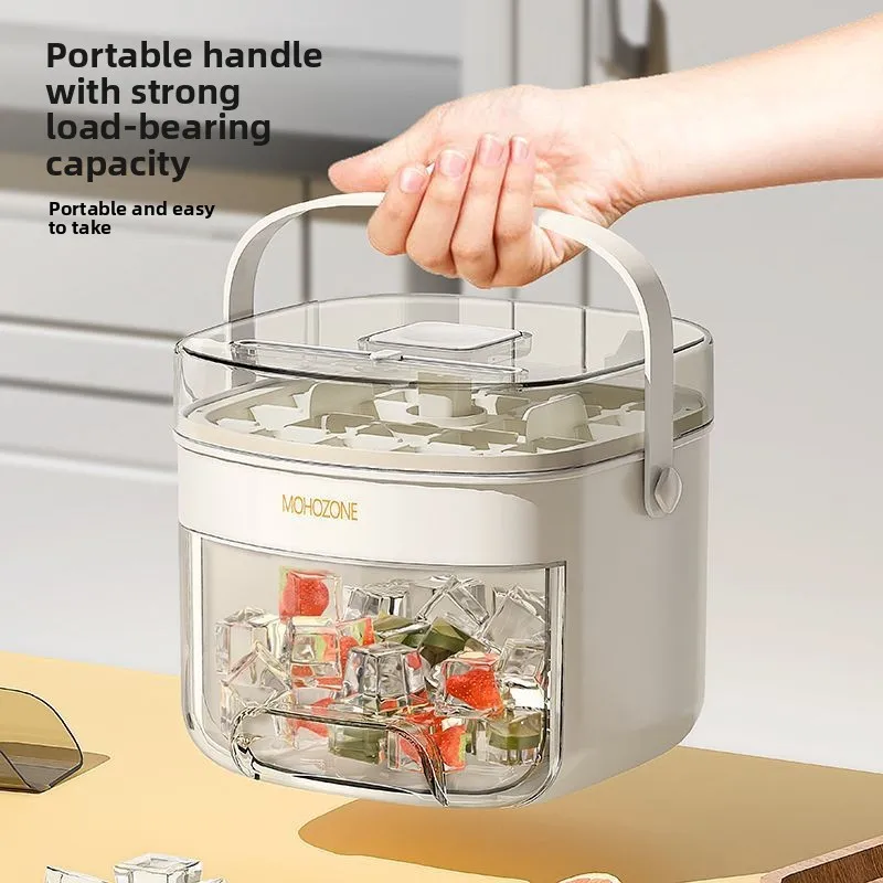 Ice machine, household student dormitory model, small storage bucket, mold making