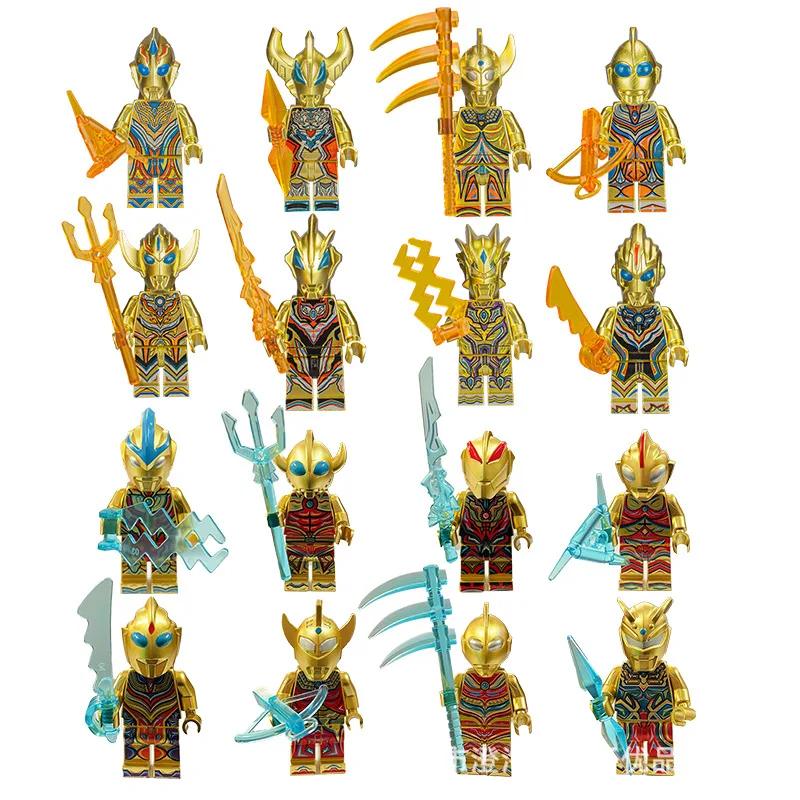 Blocs de construction, poupées, jouets, mini figurines, poupées, cadeaux d'anniversaire, jouets pour enfants, personnages de dessins animés.