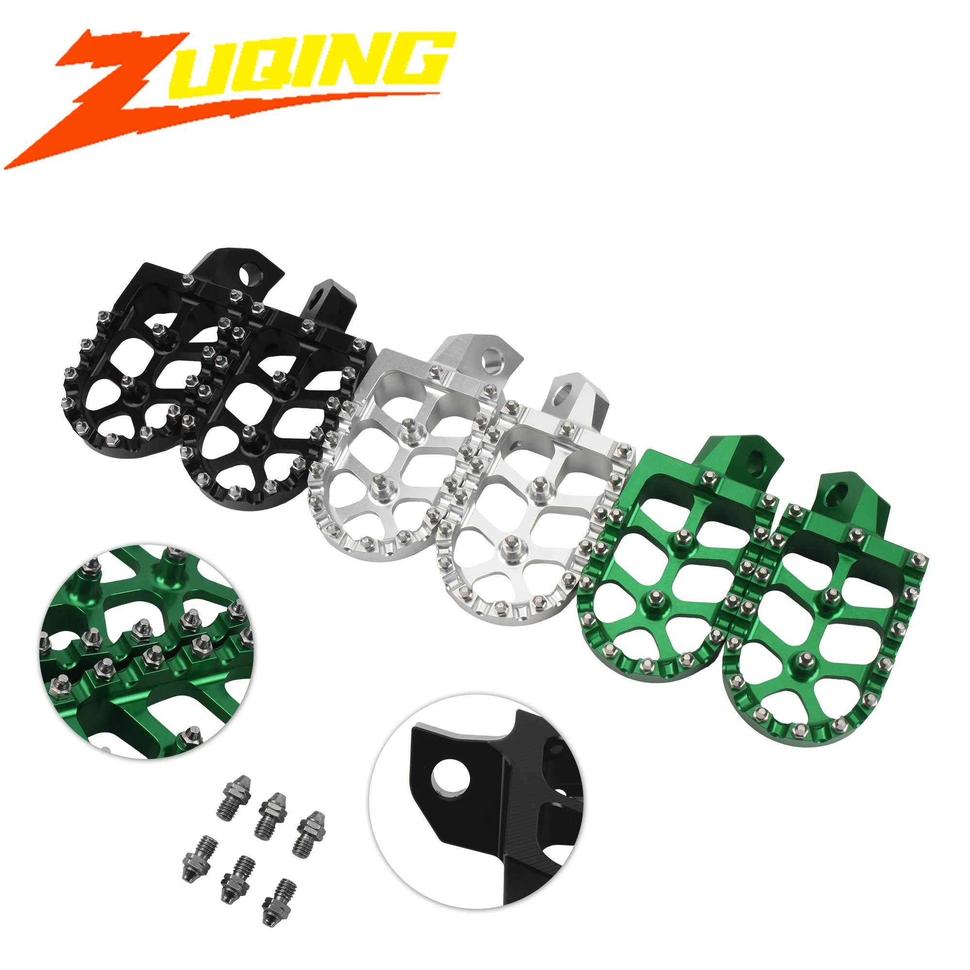 

Подножки для Kawasaki, педали для KLX250 300R 300SM 250S 650R KLR650, подножки для мотокросса, подножки для ног, запасные части