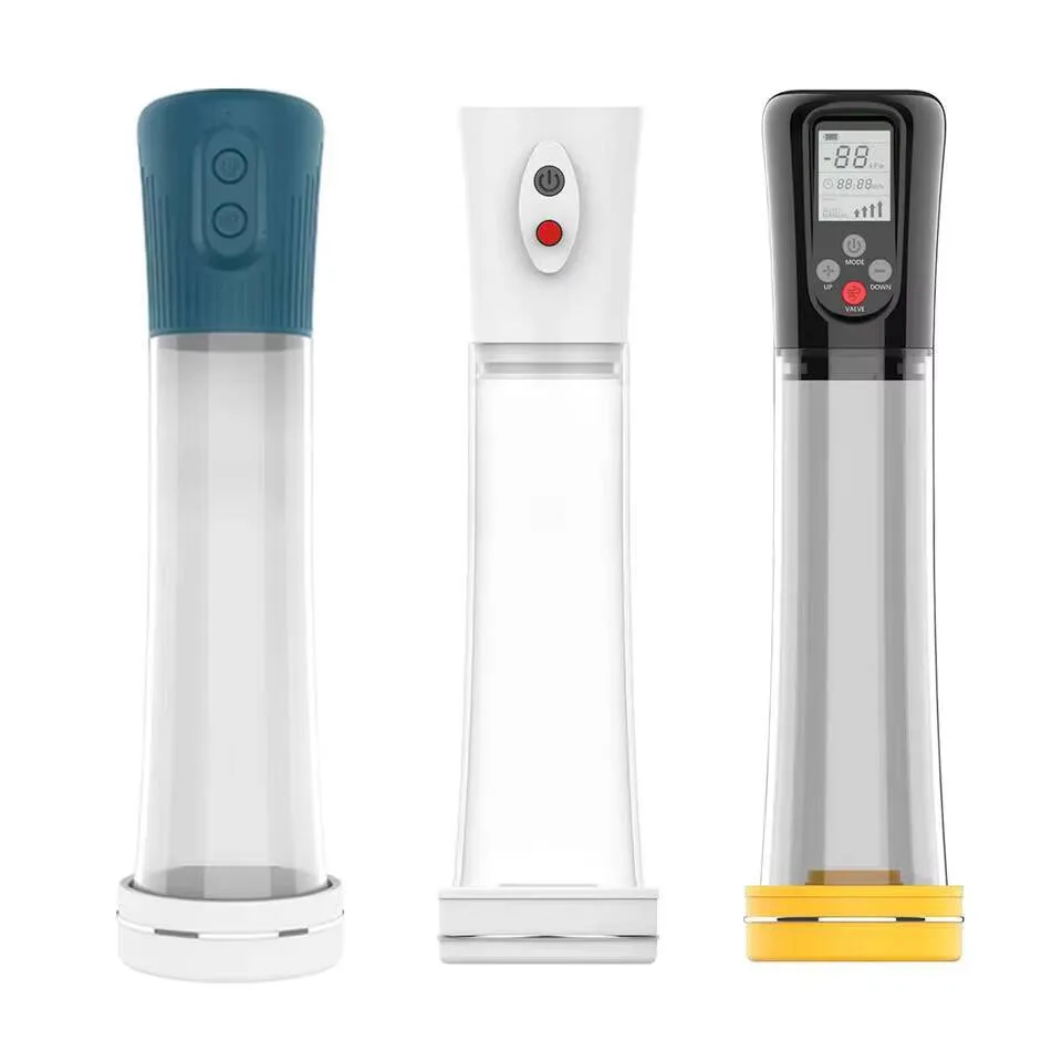 Electric Auto Hydro Penis Vacuum Pump Sex Toys Penis Enlargement Pump For Male Masturbator Enlarge Air Pressure Device 18+