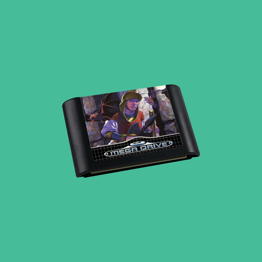 خرطوشة ألعاب Retro Fatal Labyrinth 16bit إصدار EUR لوحدات تحكم ألعاب الفيديو Sega Megadrive #1