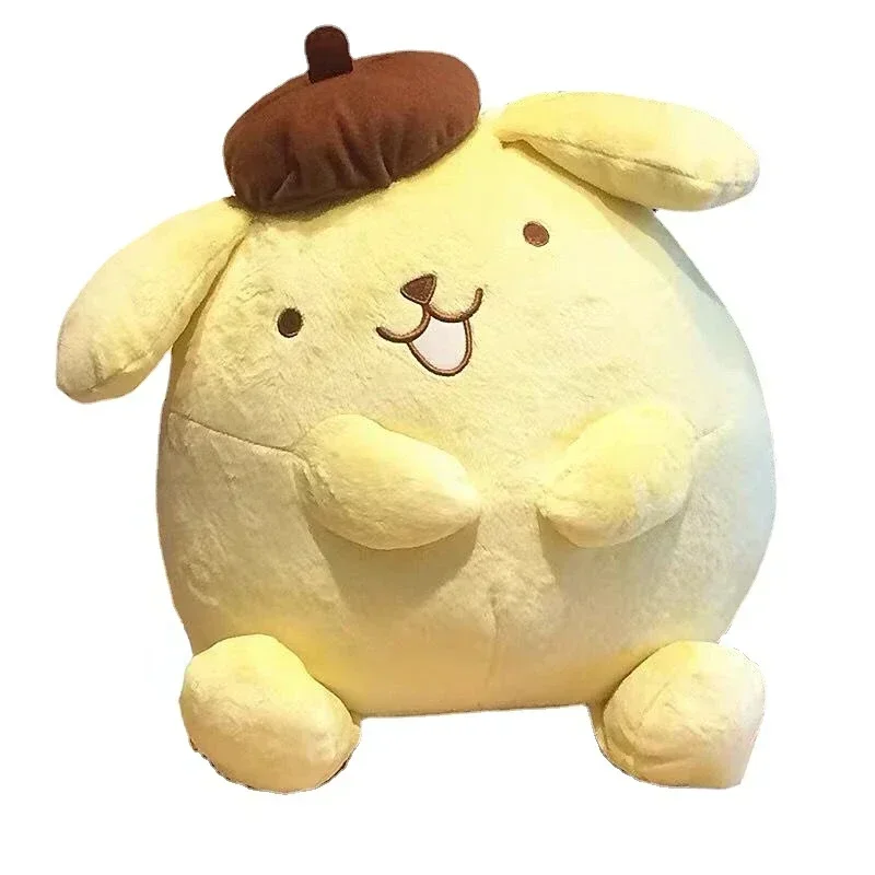 

Sanrio Pom Purin сидящая большая милая плюшевая кукла японская натуральная подушка подарок для детей Kawaii Sanrio плюшевый товар