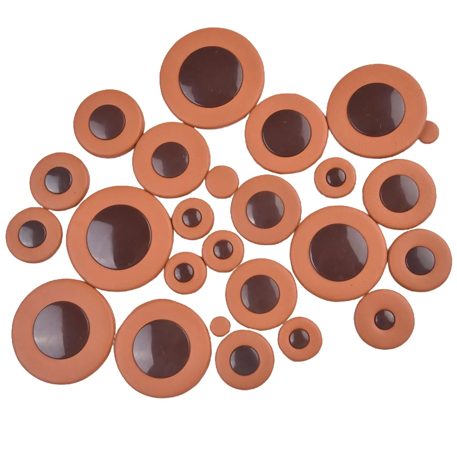 

25 PCS For Alto Sax Pads Multi Size Sax Repair Pads Long Lasting Alto Sax Pads Leather Saxophone Cushions For Sax Enthusiasts