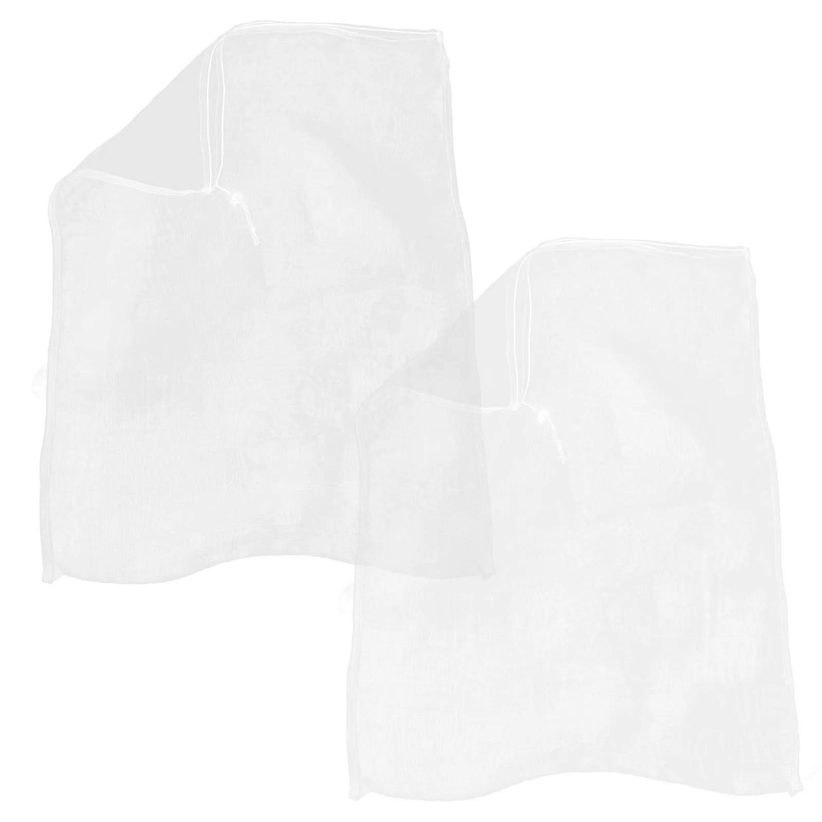 

2Pcs Plant Protection Net Breathable Adjustable Drawstring Garden Covers Mesh Netting for Outdoor Plants Fruit Vegetable