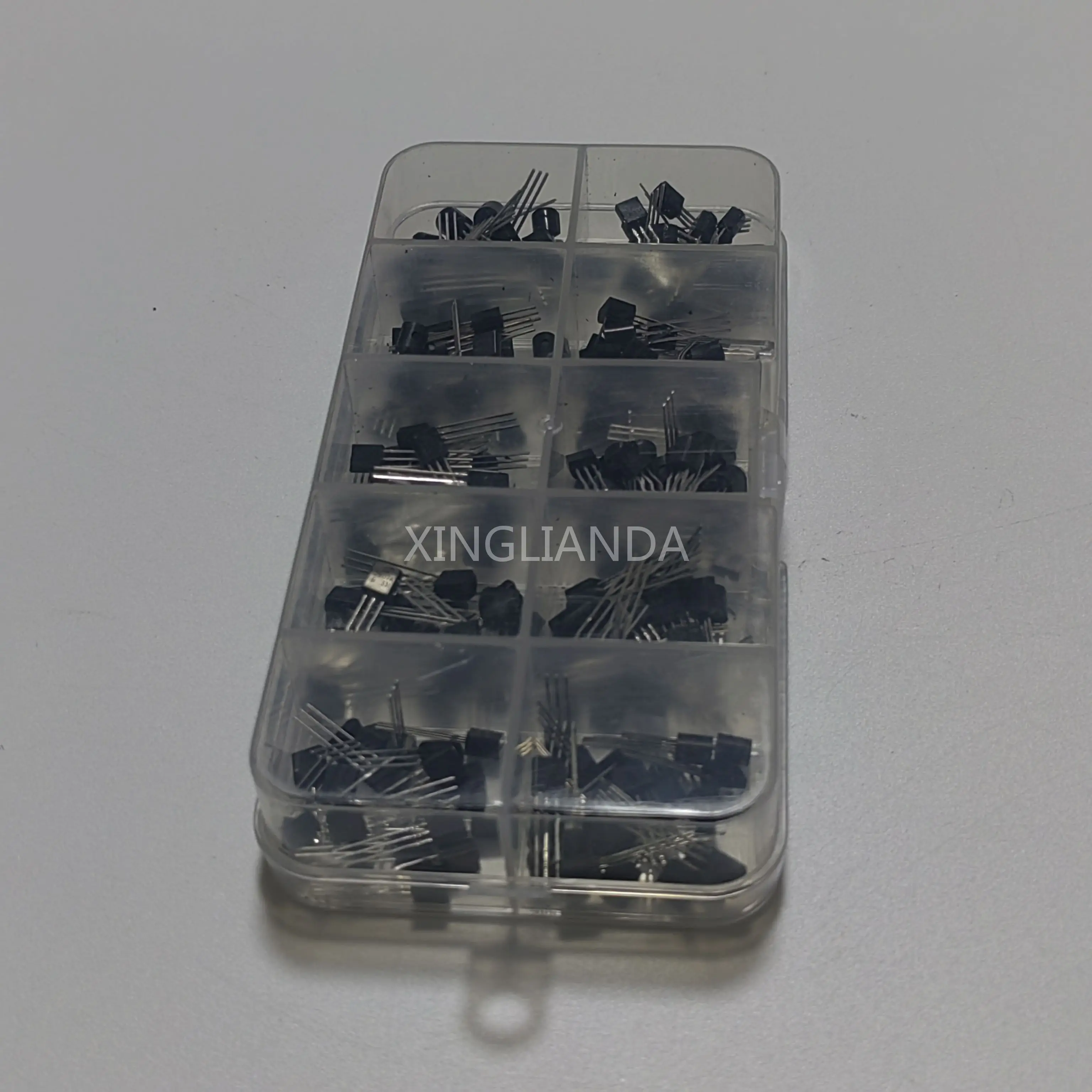 200 шт., 10 значений * 20 шт. комплект транзисторов BC327 BC337 2N2222 2N2907 2N3904 2N3906 S8050 S8550 A1015 C1815 PNP/NPN TO-92 комплект