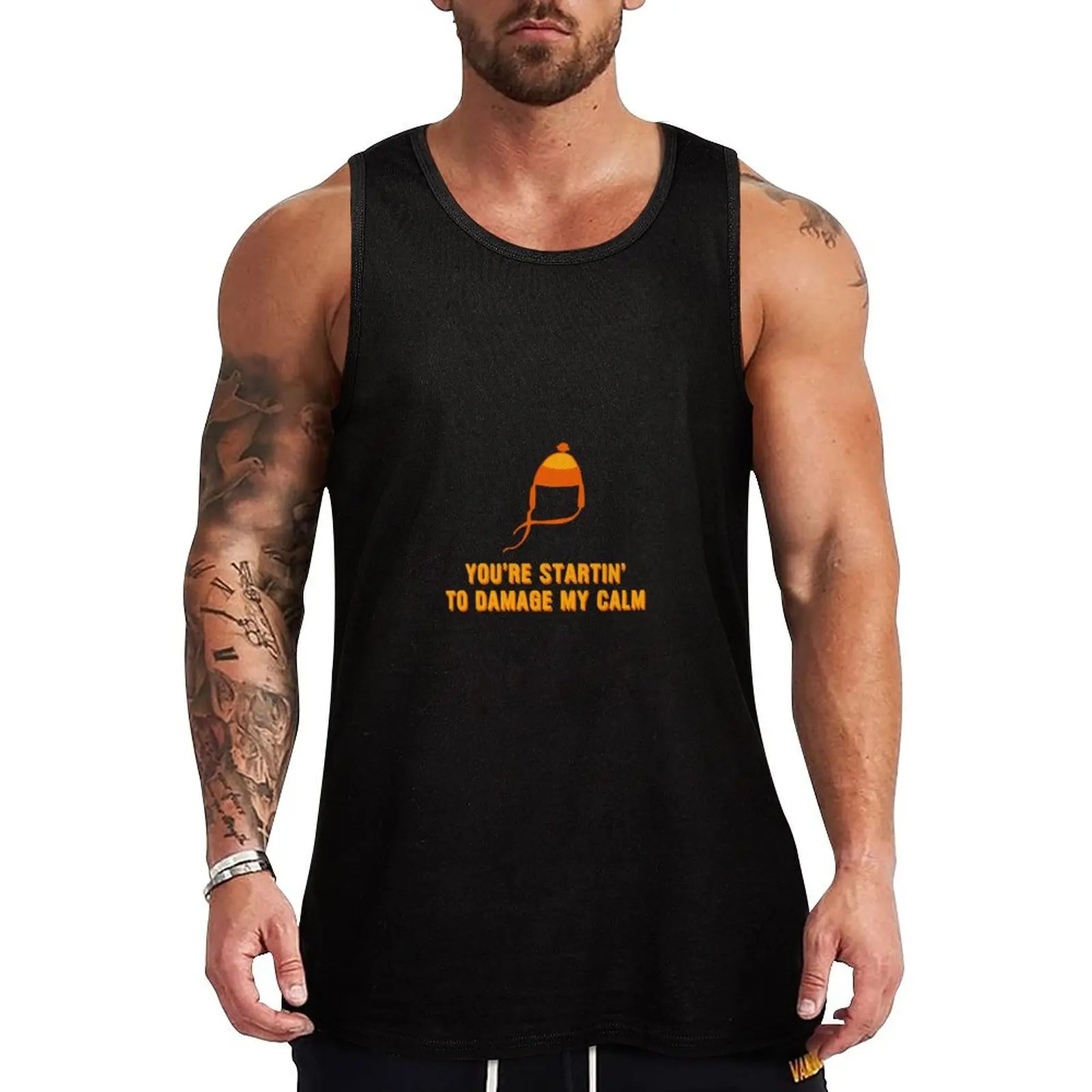 

Jayne Hat Shirt Damage My Calm Essential TShirt1099 Tank Top Bodybuilding clothing man Men's cotton t-shirt muscle t-shirt