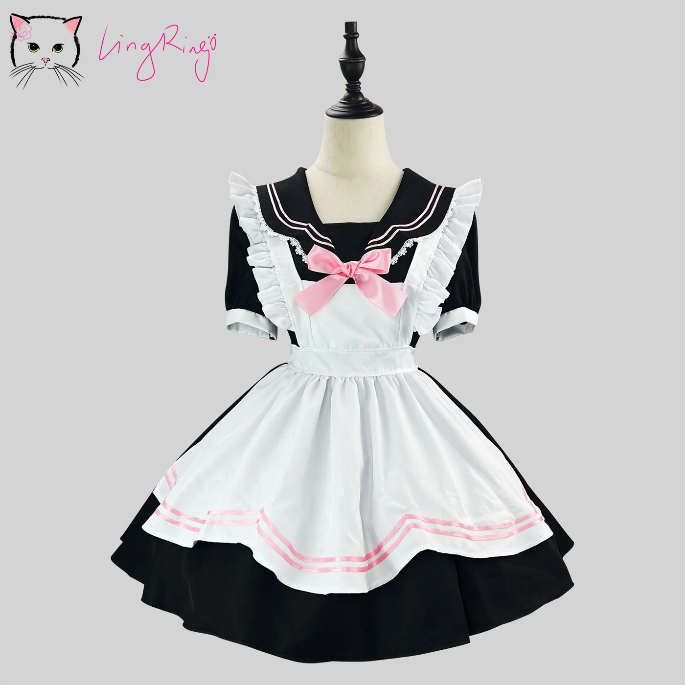 

Lolita Sailor Maid Dress Plus Size Cute Cosplay Costume For Women High Quality Tail Adorable Elegant Japanese Style