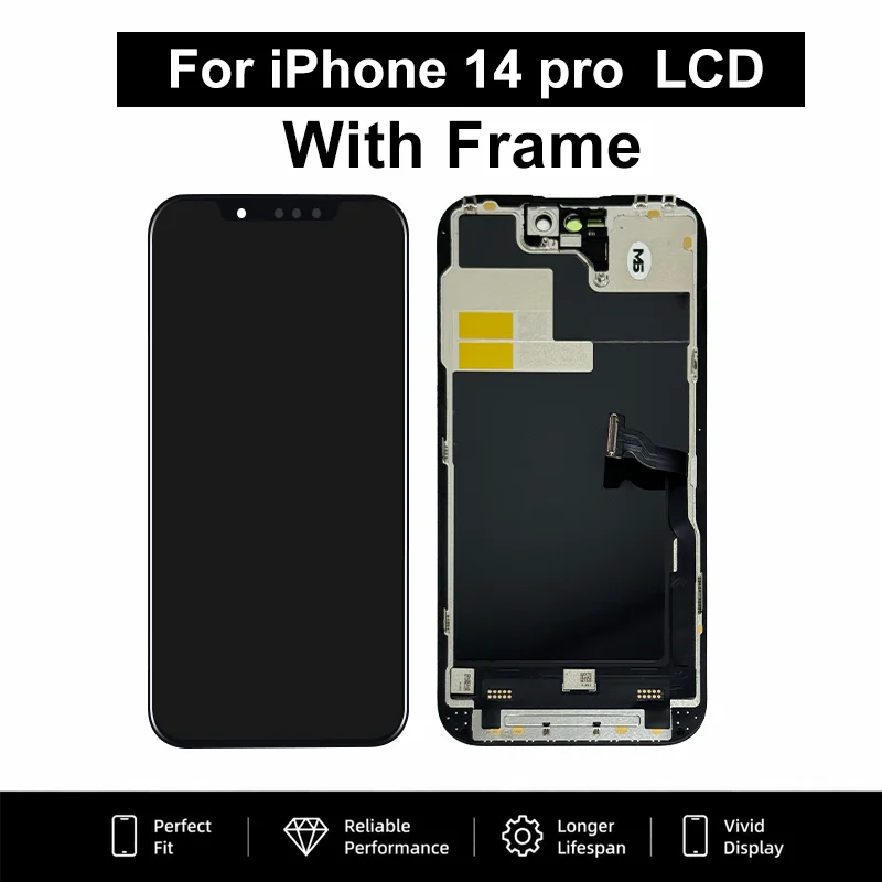 New OLED For iPhone 14 LCD 14 Pro Display 3D Touch 14 Pro Max Screen 14 Plus Display Replacement Parts Ture Tone Incell LCD image 4