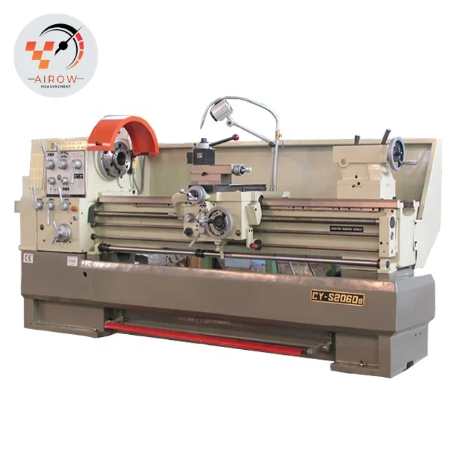 Airow CY-S2040B Torno de Banco Multifunción Manual con Bancada Deslizante para Torneado y Corte de Metal