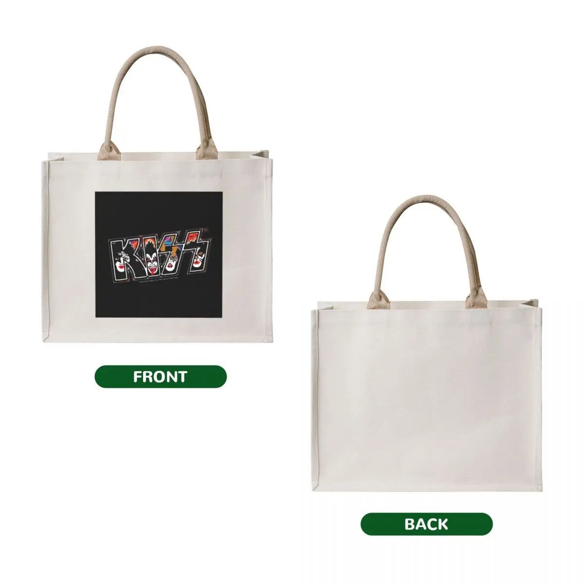 KISS ? rock music band - Rock and Roll Over Style 3 Tote Bag shoping bag canvas tote bags tote bag screen Reusable bags