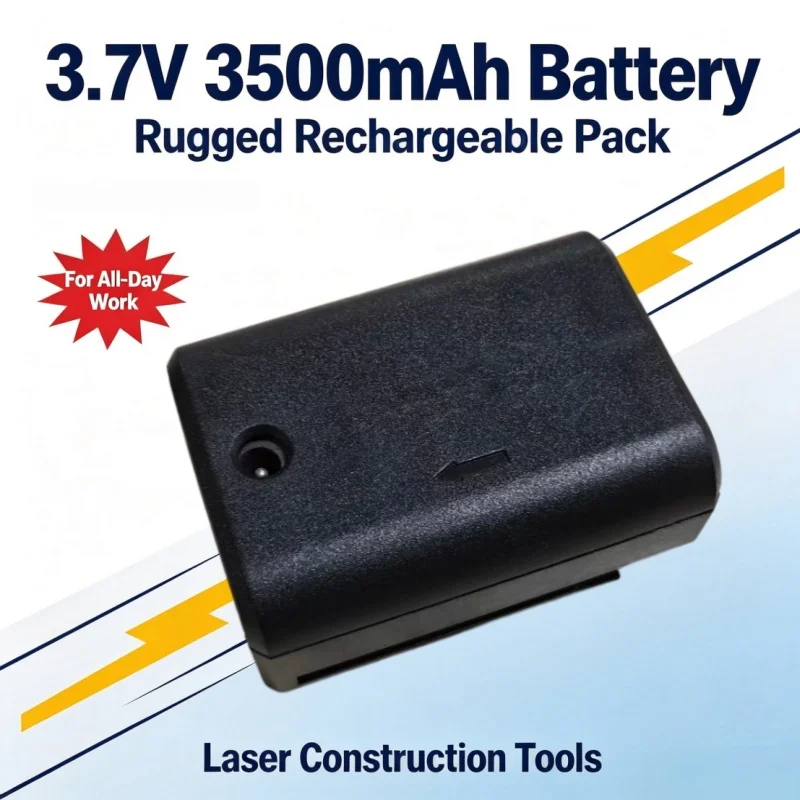 3.7V 3500mAh DA1 Rechargeable Battery Replacement Compatible With 12/16 Line 3D 4D Laser Level