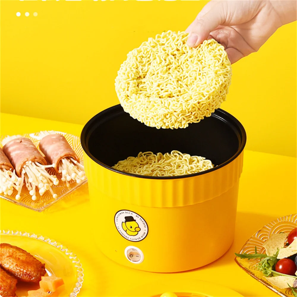 Mini Electric Cooking Machine Hot Pot Non-stick Cooking 1-2 People Single Household Pan Multifunction Electric Cooker for Home