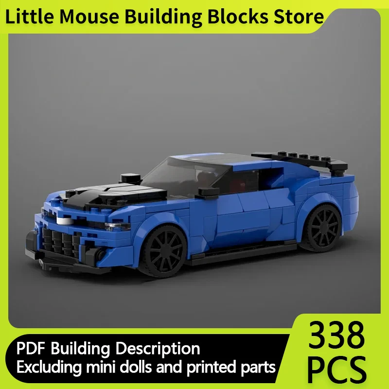 City Car Speed Champion Model MOC Building Bricks ZL1 1LE Sports Car Modular Technology Gift Holiday Assemble Children Toys Suit