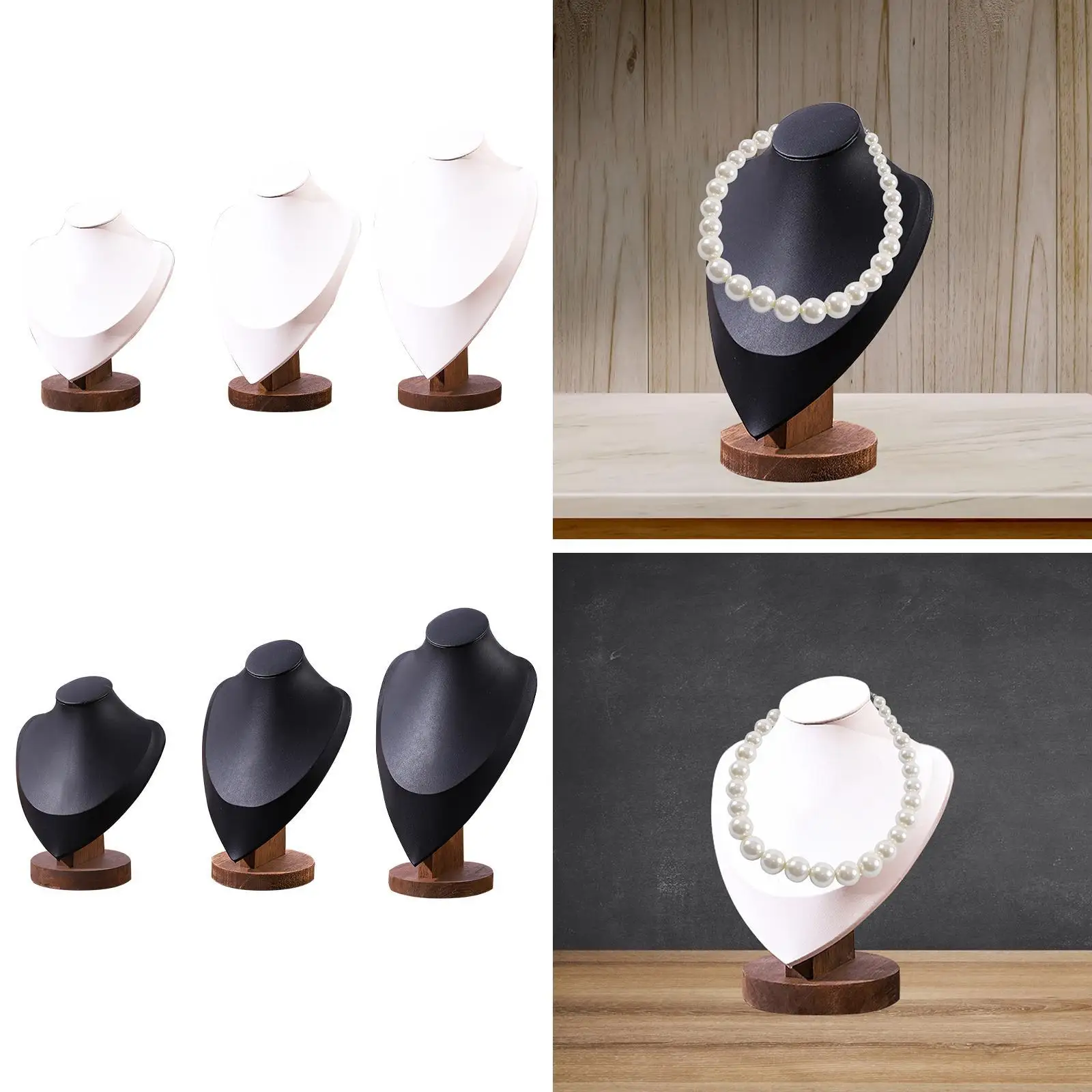 

Necklace Display Bust Stable Home Decoration for Women Display Necklace Mannequin Necklace Stand for Dresser Retail Store Salons