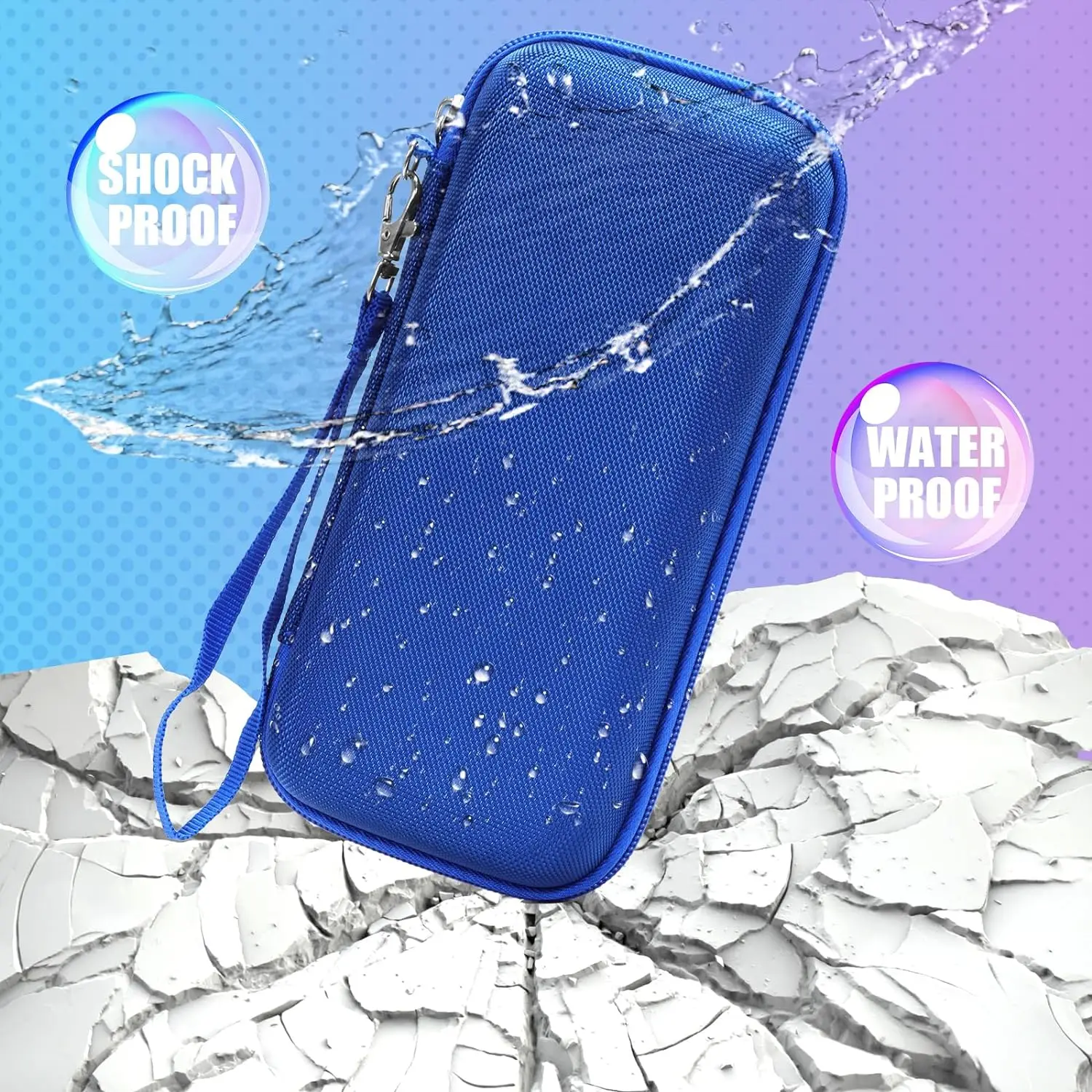 

For MYNT3D 3D Pen Hard Travel Case Constructed from High-Density EVA Wear-Resistant Nylon Protective Storage (Only Case)