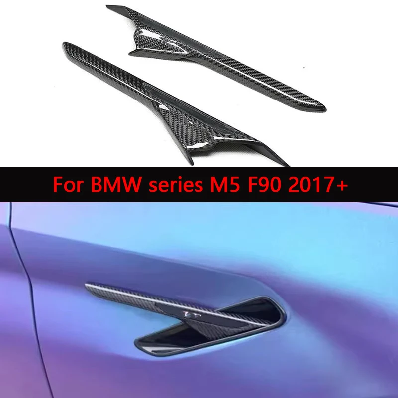 

For BMW series M5 F90 2017+ carbon fiber leaf panel air vent side wind blade air vent side decorative body kit