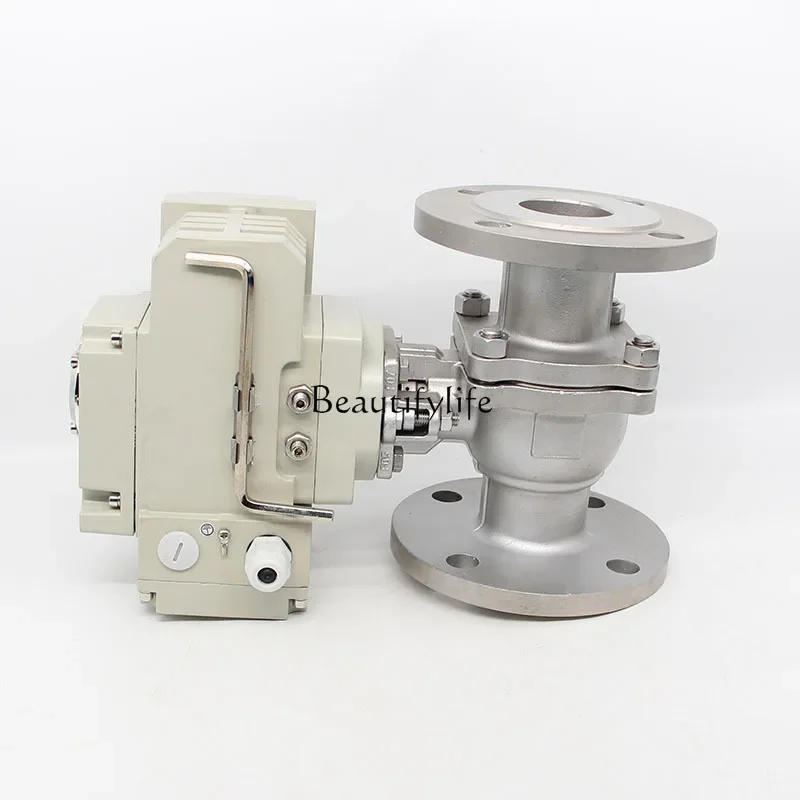 

Q941F-16P/C electric 304 stainless steel cast steel flanged ball valve