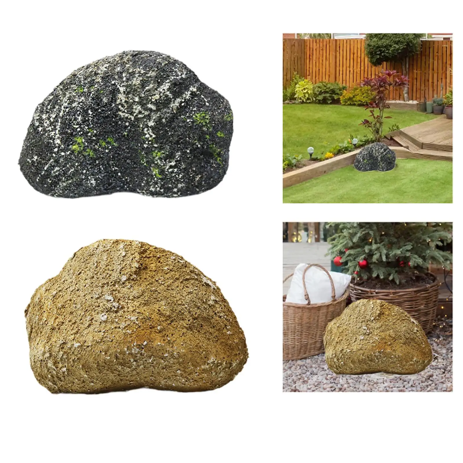 

Fake Stone Resin Lightweight Simulation Rock for Office Hotel Landscaping