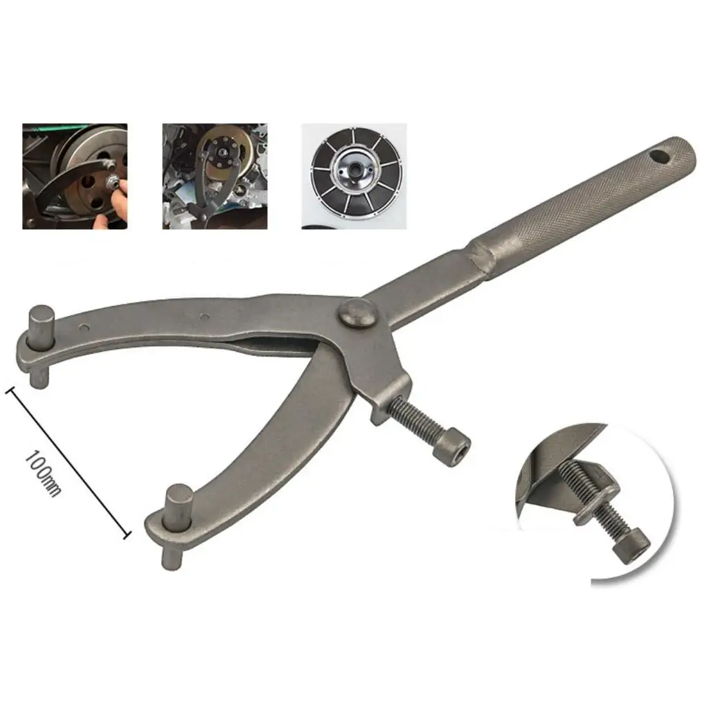 Flywheel Wrench Y-Type Belt Disc Magneto Fixing Clip Caliper Clutch Remove Holder Pulley Sprocket Spanner Motorcycle Repair Tool