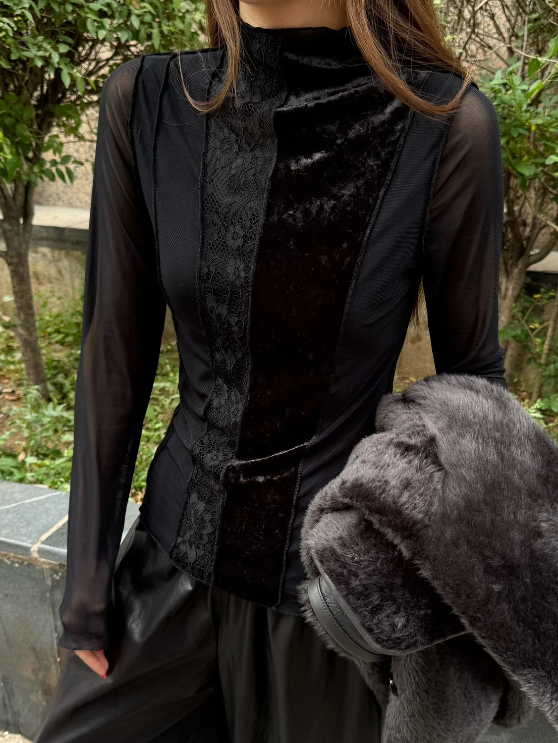 

Свободный повседневный женский топ-майка однотонного дизайна в европейском стиле, осенняя новинка, универсальная базовая модель