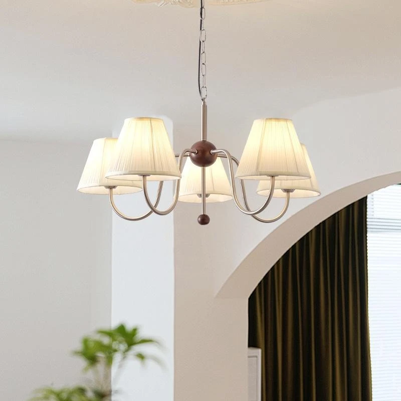 Retro high-end restaurant lights, antique fabric patterns, bedroom lamps