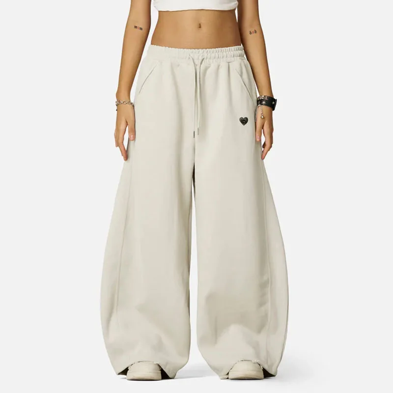 أزياء أوروبية وأمريكية لرقص الشوارع والجاز الهيب هوب سراويل رياضية غير رسمية كلاسيكية فضفاضة بأرجل مستقيمة