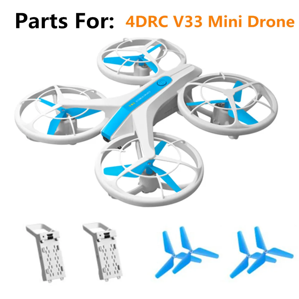 4DRC V33 Mini Drone Battery 3.7v 1200mah /Propeller Blade / 4D-V33 Drone Original Spare Parts V33 Akcesoria