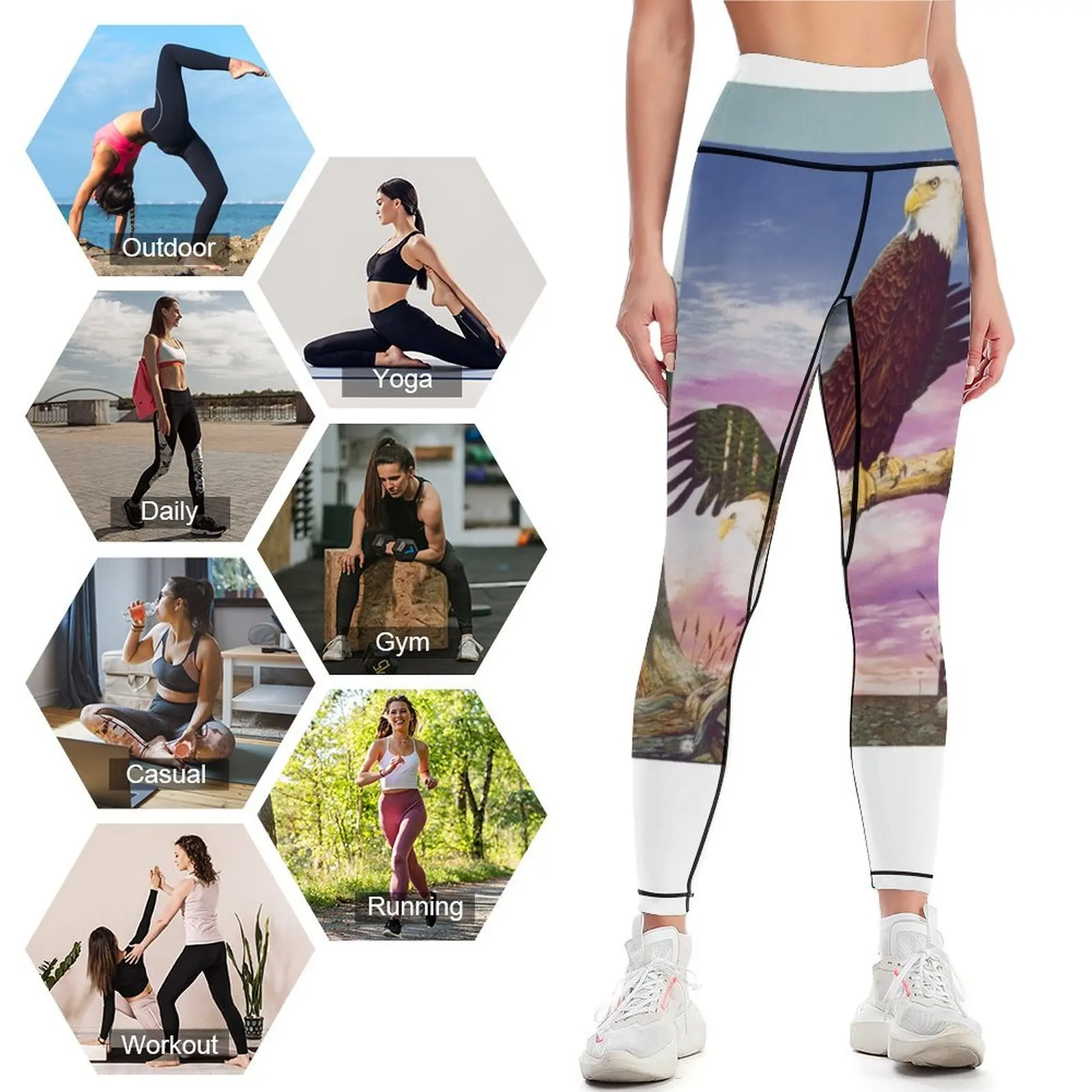 One with my Land Leggings push up tights for gym womans Women's trousers Womens Leggings