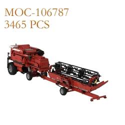 Brand New MOC-106787 Harvester Building Block Model Building Self-locking Building Block Toy Birthday Gift for Boys and Girls