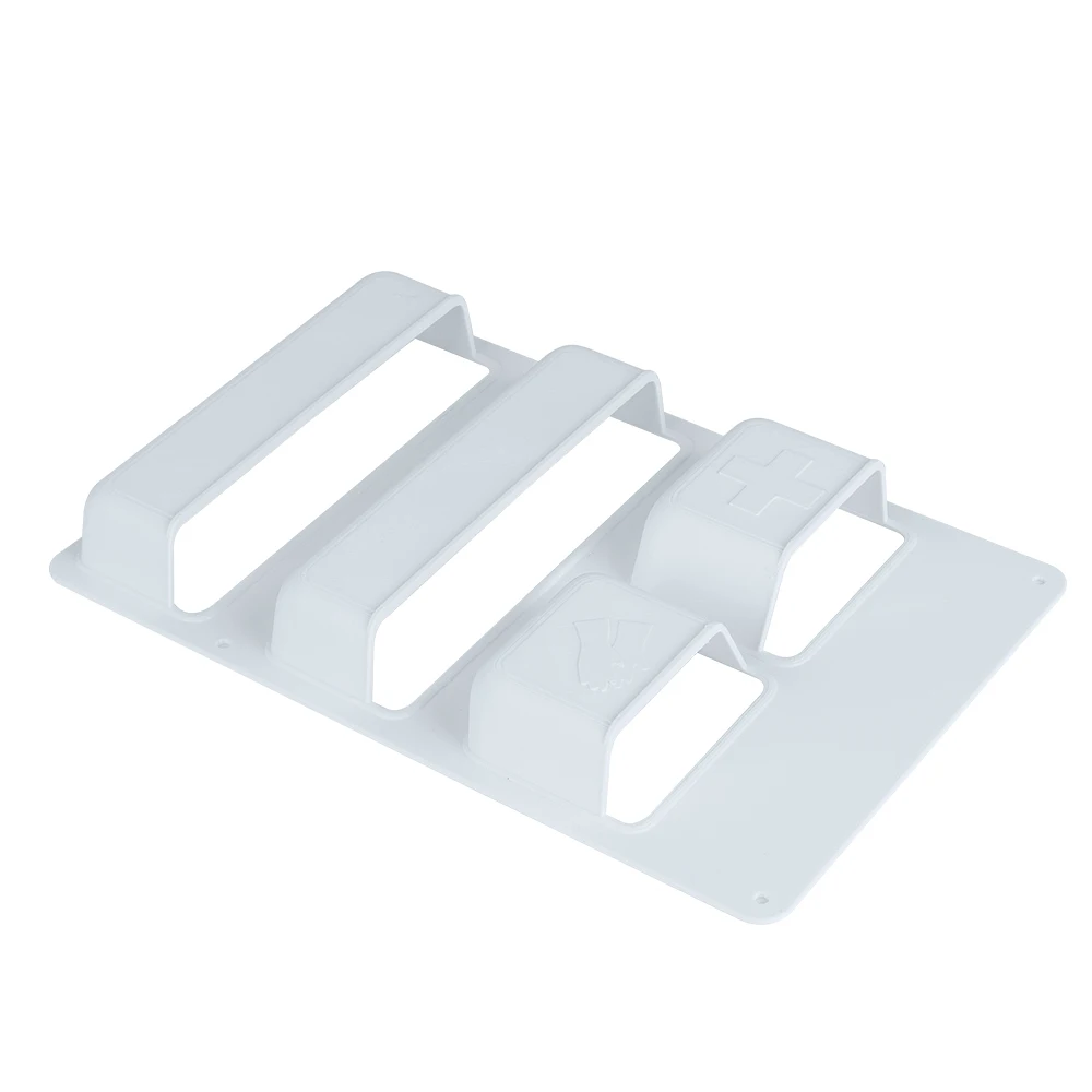 キャラバントイレコンパートメントドア収納ポケットカセット棚ボックス、モーターホーム収納ボックス、ホワイトプラスチックRVインテリアパーツボックス