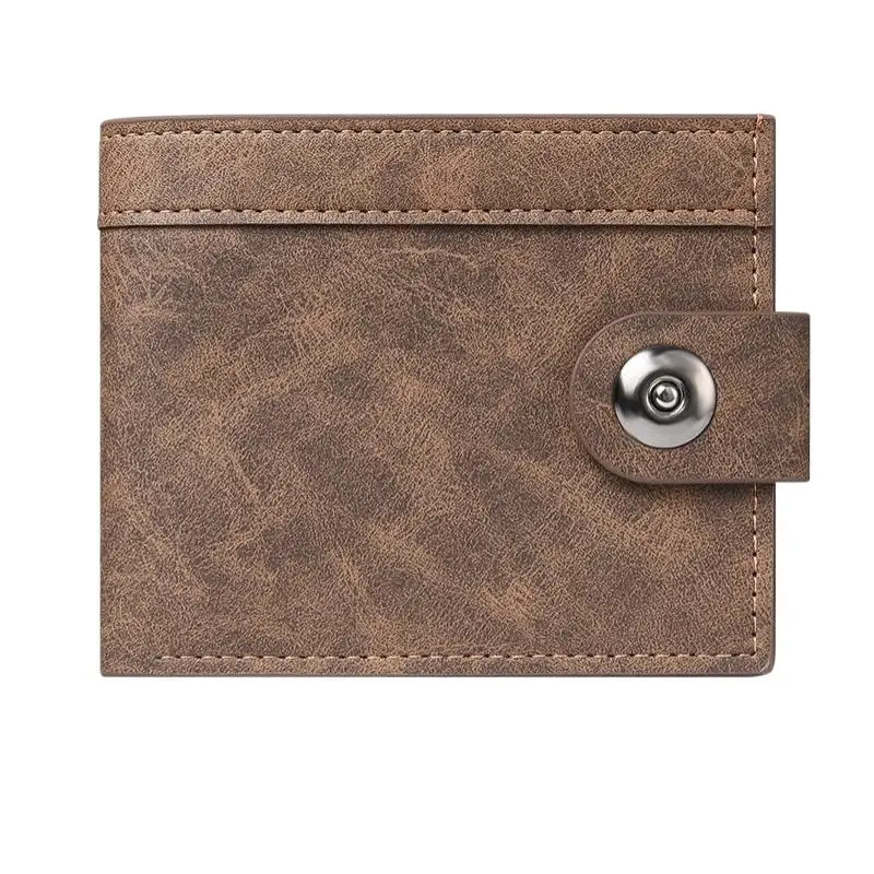 PU-Leder Herren-Kurzbrieftasche, ultradünner Kreditkartenhalter, Multikartenetui, Geldbörse, Business, tragbar, faltbar, Jugendmode-Geldbörse – Detail 6