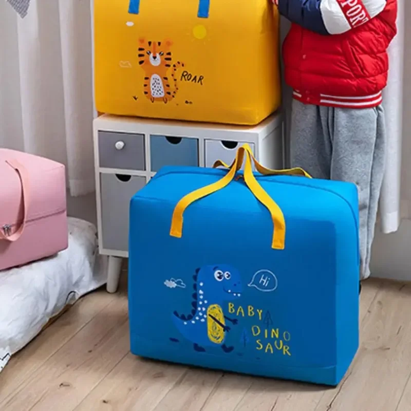 Quilt Storage Bag Mobile Packaging Bag Non Woven Fabric School Kindergarten Quilt Durable Storage Bag Large Capacity Handheld