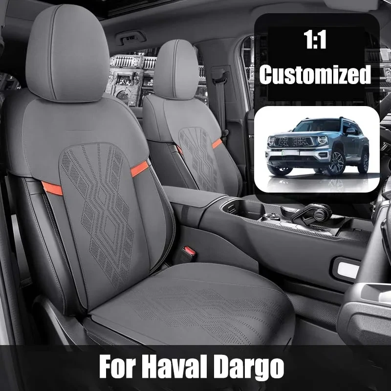 Custom fit Car Accessories Suede Saddle Seat Cushion Pad Half Covered For Haval Dargo