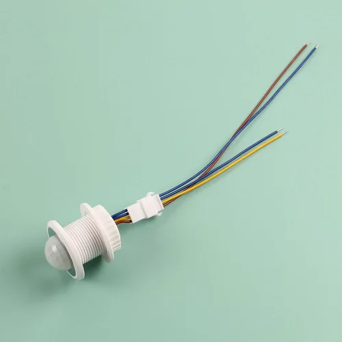 Imagen 2 del producto Sensor de movimiento infrarrojo PIR LED ajustable, 110V-220V, Detector de movimiento, interruptor de lámpara