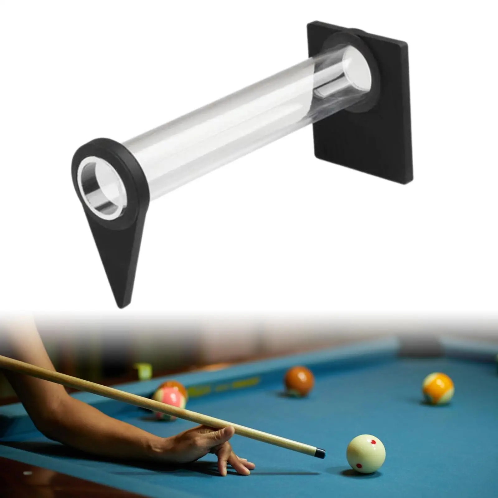 Billiards Rod Trainer Snooker Aiming Training Adjustable Compact Billiard Trainer Beginner, Stroke Trainer