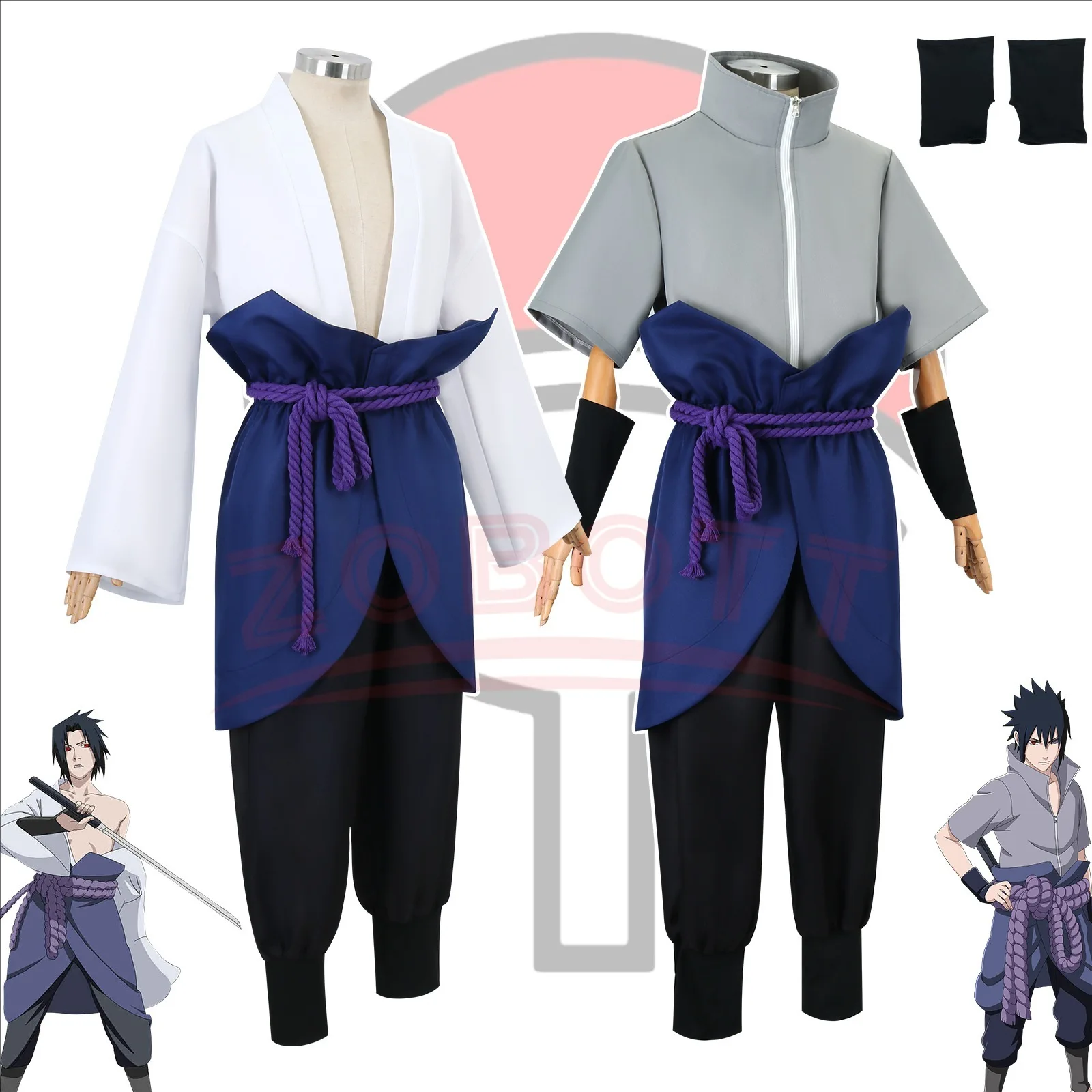 

Uchiha Sasuke Cosplay Costume Suit Halloween Comic Clothes Outfit Adult Uchiha Sasuke Cosplay Costume Halloween Comic Clothes