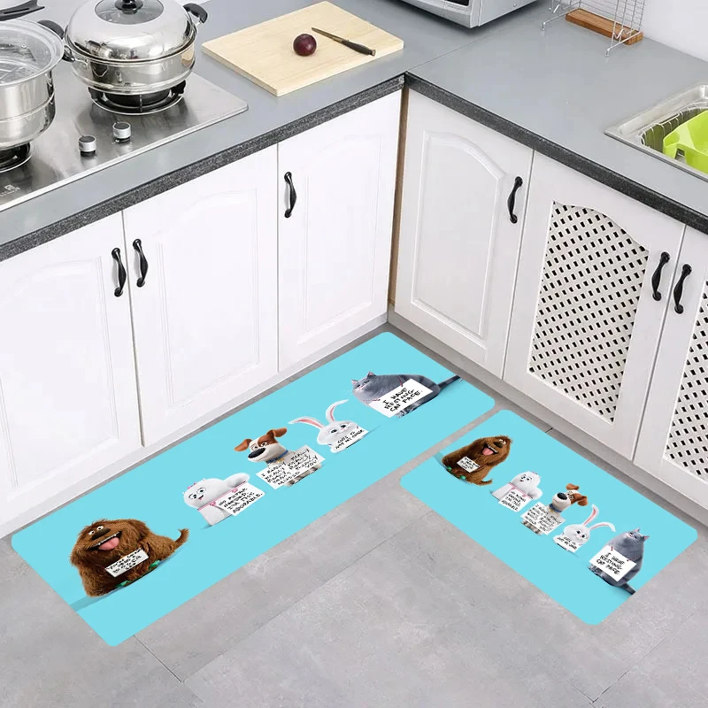 Rugs Cartoon S-Secret L-Life of Pets Aesthetic Room Decoration Home Floor Mat Kitchen Carpet Balcony Carpets Foot Rug Door Mats