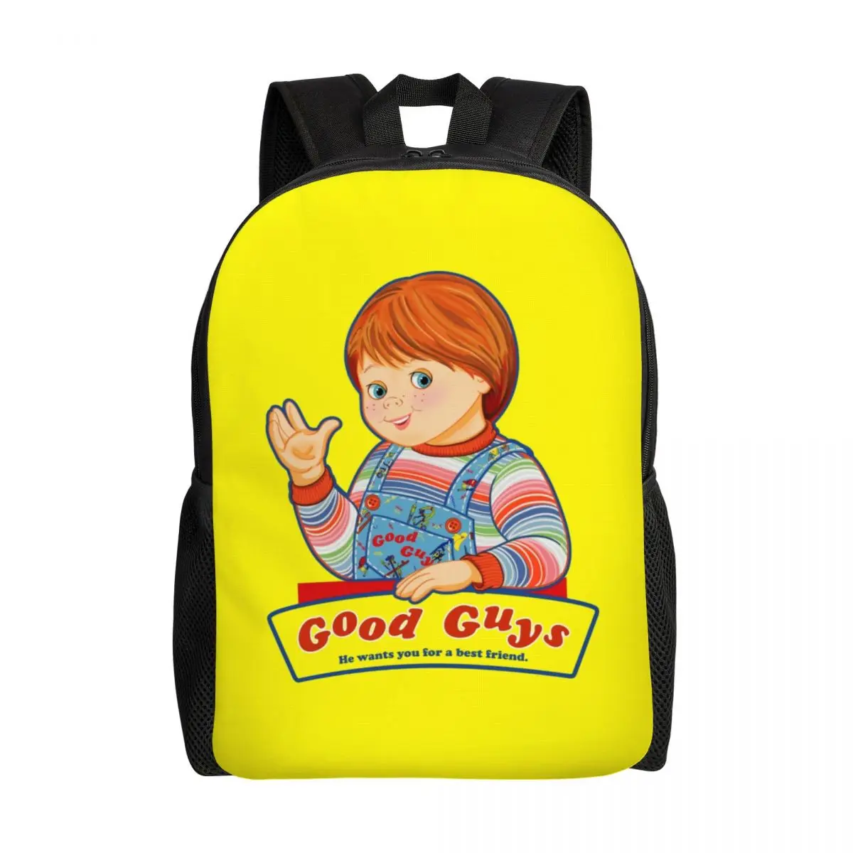 Good Guys Child's Play Travel Backpack Women Men School Laptop Bookbag Chucky Doll College Student Daypack Bags