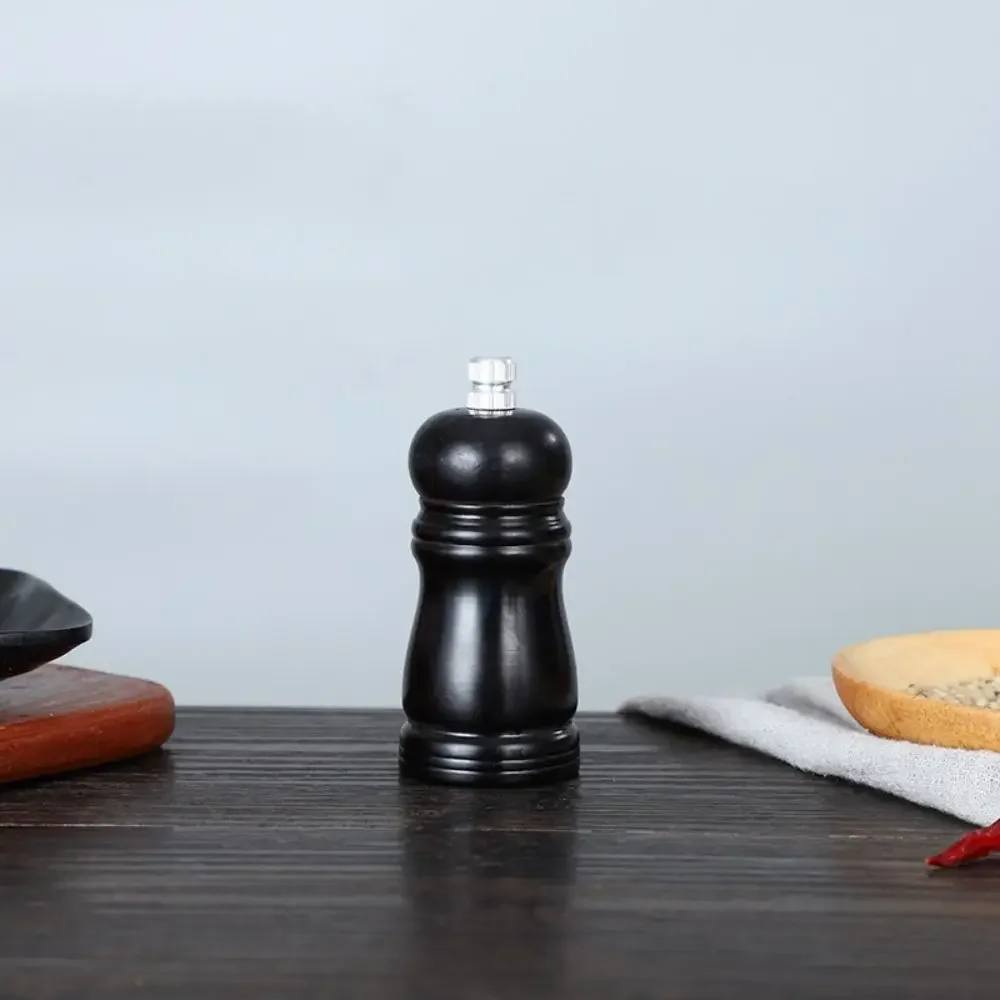 Black Pepper Mill Dutch Wood Manual Pepper Grinding Seasoning Bottle Creative Pepper Grinder Pepper Mill image 3